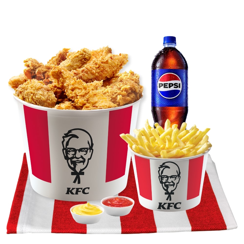 KFC. Баскет 16 СТРИПСОВ КОМБО