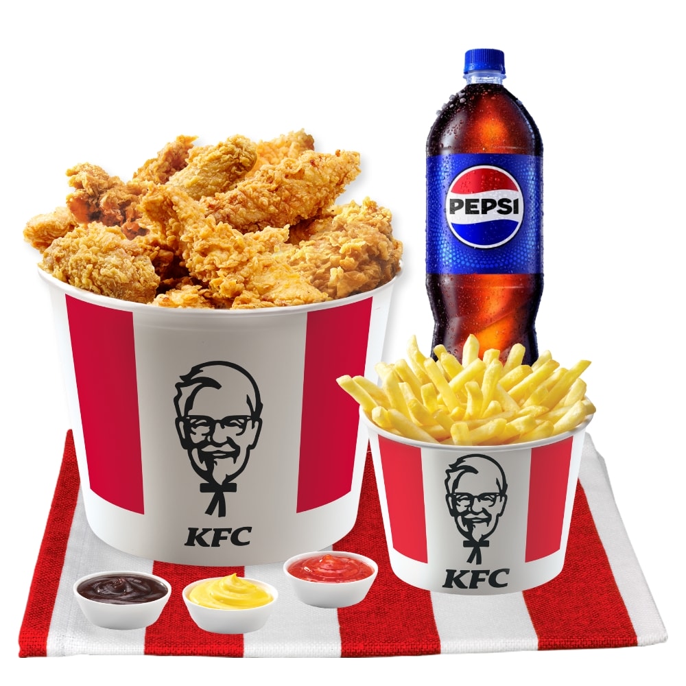KFC. Баскет 24 СТРИПСА КОМБО