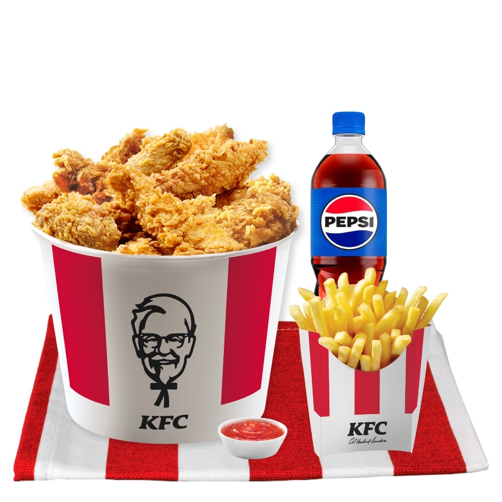 KFC. Баскет 8 СТРИПСОВ КОМБО